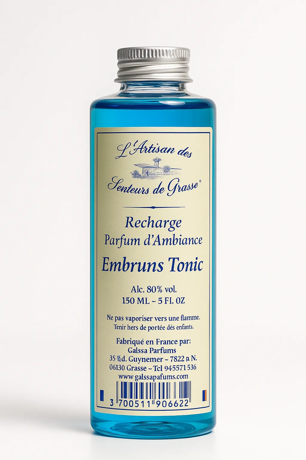 Recharge parfum d'ambiance Embrun Tony'c – 150ml