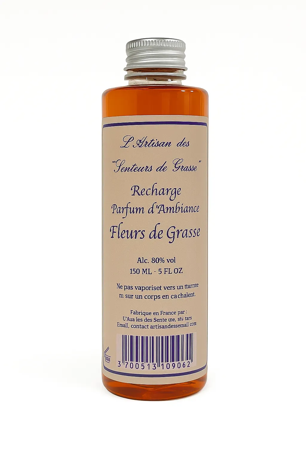 Recharge parfum d'ambiance Fleur de Grasse – 150ml