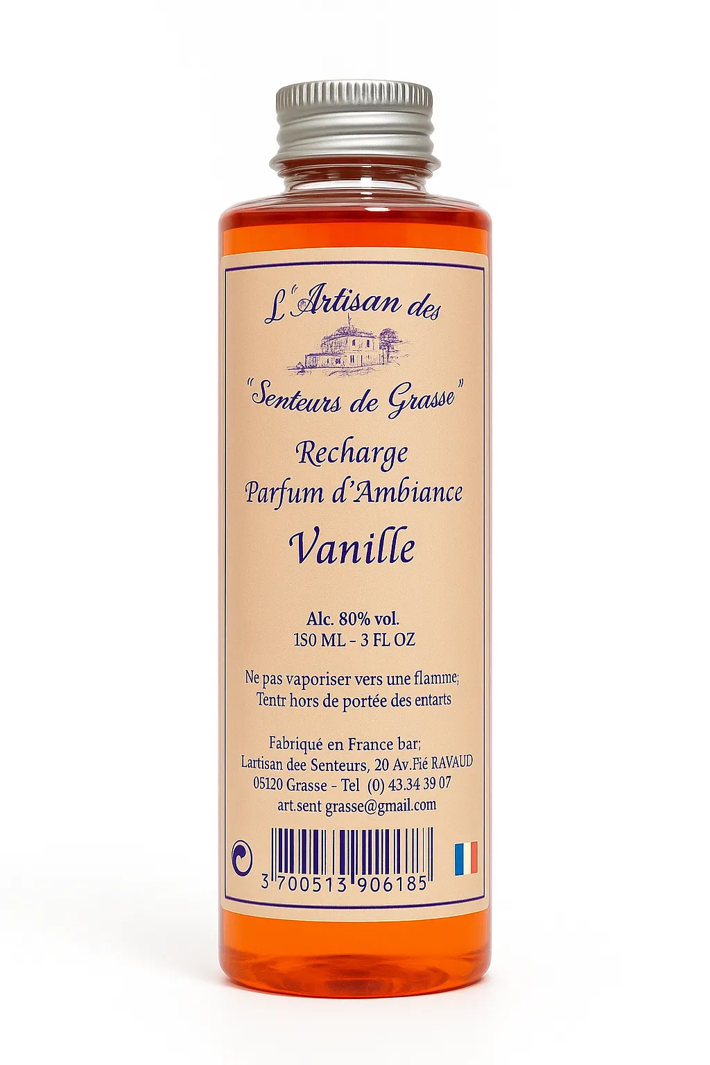Recharge parfum d'ambiance Vanille – 150ml