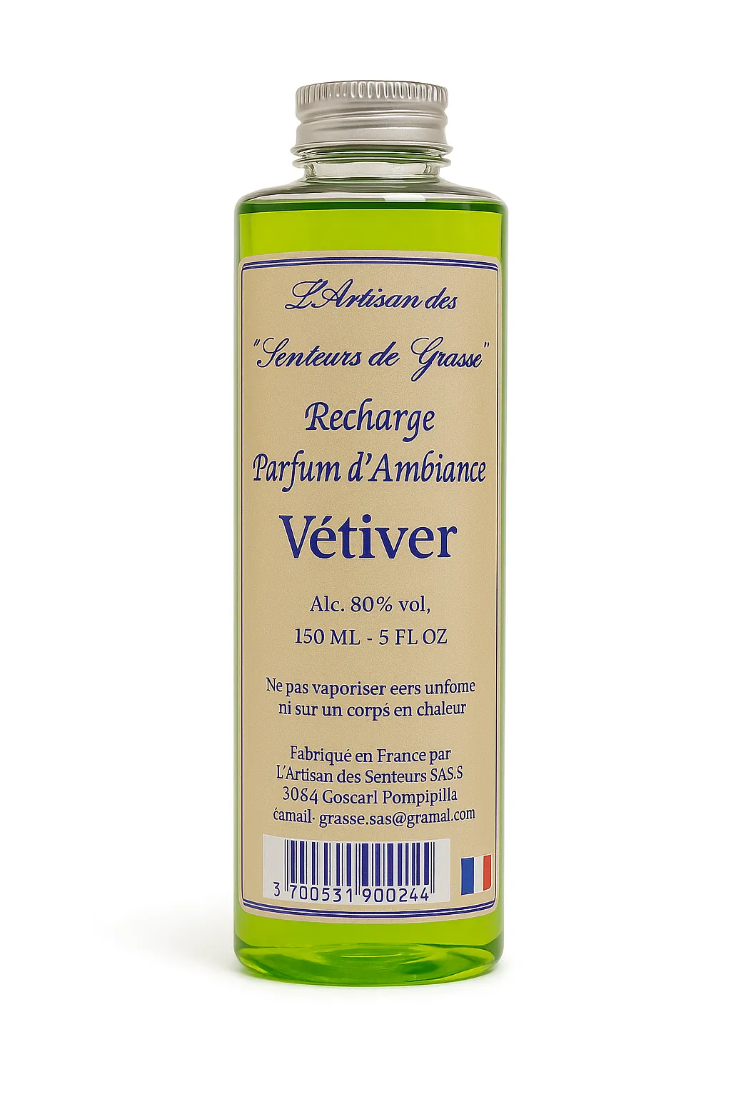 Recharge parfum d'ambiance Vétiver – 150ml
