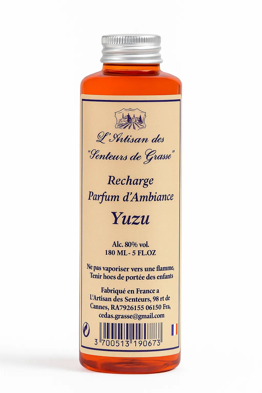Recharge parfum d'ambiance Yuzu – 150ml